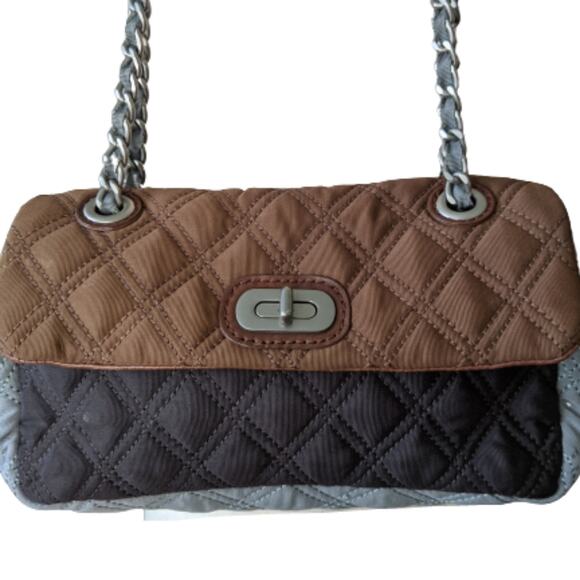 Gloria Ortiz Color Block Quilted Shoulder Bag - Picture 3 of 8